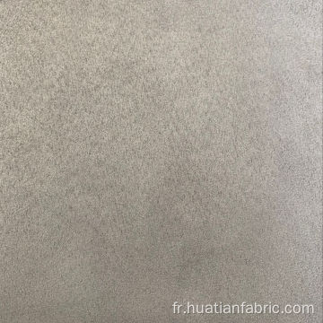 tissu de canapé en daim en polyester warp
